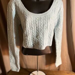 NWT Sugar Thrillz Dolls Kill Crystal charm sweater size: XXL